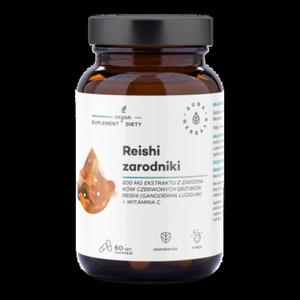 Reishi zarodniki 800 mg + witamina C, kapsuki 60 - 2870188712