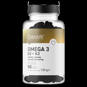 OstroVit Omega 3 D3+K2 90 kapsuek - 2878286766