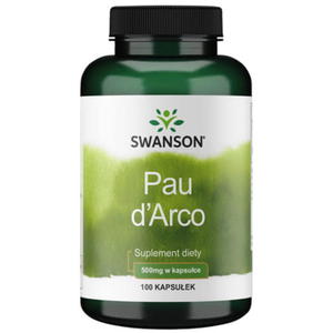 Pau D'Arco 500 mg 100 kaps Swanson - 2876562821