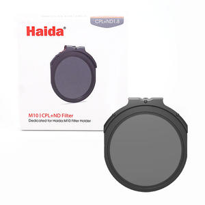 Filtr polaryzacyjny z filtrem szarym ND 1.8 Haida M10 (drop-in) NanoPro - 2873676338