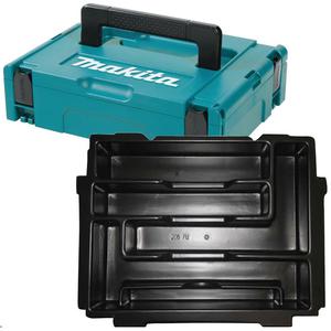 MAKITA 821549-5 + P-83668 walizka systemowa MAKPAC 1 + wkad z organizerem (na drobne akcesoria wierta bity czci groty) - 2861467084