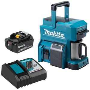 MAKITA DCM501RT1 bezprzewodowy akumulatorowy ekspres do kawy 300W LXT 18V 5,0Ah (express) - 2861467228