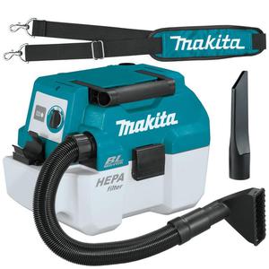 MAKITA DVC750LZX1 BODY akumulatorowy odkurzacz 50W LXT 18V BLDC XPT filtr HEPA na sucho i na mokro dmuchawa - 2861467335