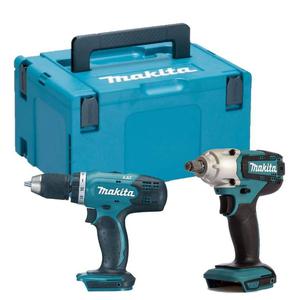 MAKITA DDF453Z + DTW190Z zestaw narzdzi akumulatorowych wiertarko-wkrtarka 42Nm + klucz udarowy 190Nm 1/2" 18V Li-Ion 18V MAKPAC - 2877022764