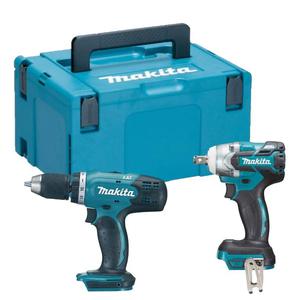 MAKITA DDF453Z + DTW285Z zestaw narzdzi akumulatorowych wiertarko-wkrtarka 42Nm + klucz udarowy 280Nm 1/2" 18V Li-Ion 18V MAKPAC - 2861467376