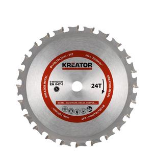 KREATOR KRT020603 tarcza do cicia metale nieelazne aluminium mosidzu i miedzi 120x10mm 24Z 1,2mm gruboci - 2861467694