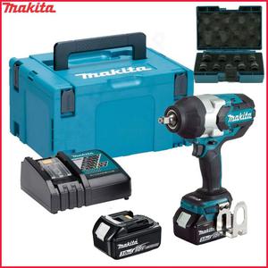 MAKITA DTW1002TFJ akumulatorowy klucz udarowy 1000Nm /1600Nm 1/2" 18V 2x aku. 3.0Ah + MAKPAC +...