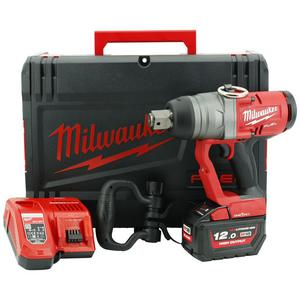 MILWAUKEE M18ONEFHIWF1-121X akumulatorowy wysokoobrotowy klucz udarowy 2033Nm uchwyt kwadratowy 1" 18V 12,0Ah 4 biegi ONE-KEY Li-Ion FUEL - 2861467843