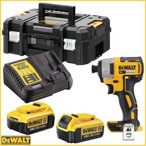 DEWALT DCF787M2 akumulatorowa zakrtarka udarowa 170Nm HEX 1/4" XR 18V 4,0Ah Li-Ion (bezszczotkowa silnik bezszczotkowy) - 2861468125