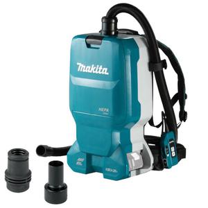 MAKITA DVC665ZU BODY akumulatorowy odkurzacz plecakowy LXT 18V modu AWS 85W BLDC filtr HEPA 2 biegi 110 mBar 2x18V=36V - 2861468160