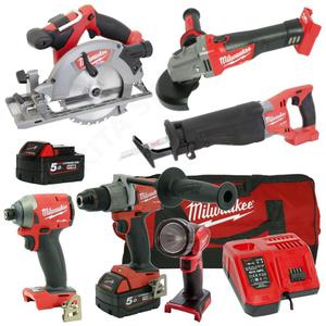 MILWAUKEE M18FPP6C2-502B zestaw bezszczotkowych narzdzi akumulatorowych 18V 5,0Ah Li-Ion FUEL (4933464592) - 2861468196