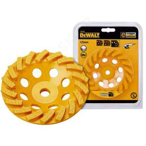 DeWALT DT3797 tarcza garnkowa 125mm M14 dysk diamentowy z segmentem TURBO do szlifowania betonu do DWE4217 - 2861469081