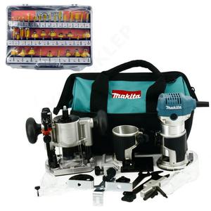 MAKITA RT0702CX2B 6 i 8mm frezarka - wycinarka - torba + VANDER VZF735 komplet 35 szt. frezy ksztatowe do drewna - 2861469348