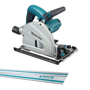 MAKITA SP6000 rczna pilarka / pia tarczowa-zagbiarka 165mm 1300W + szyna prowadzca 1,0m - 2862986375