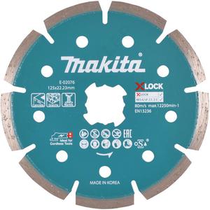 MAKITA E-02076 tarcza diamentowa 125mm X-LOCK segment 7mm (beton granit marmur) - 2878747794