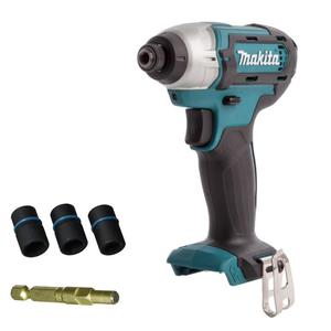 MAKITA TD110DZ BODY akumulatorowa zakrtarka udarowa 110Nm 1/4" CXT 10.8V - 12V Max Li-Ion + B-40381 Komplet wymiennych nasadek udarowych - 2866473815