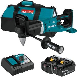 MAKITA DDA460RG2 akumulatorowa wiertarka ktowa na 2x18V Li-Ion 36V LXT XPT ADT + 2x aku 6,0Ah + DC18RC + torba transportowa - 2866595700