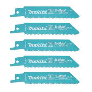 MAKITA B-20410 Brzeszczot do metalu do pi posuwowych 100mm / 14TPI (5 sztuk) - 2877933466