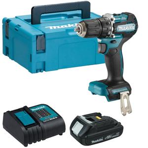 MAKITA DDF487SY1J akumulatorowa wiertarko-wkrtarka 40Nm LXT 18V Li-Ion BLDC XPT MAKPAC + 1x aku 1,5Ah + walizka MAKPAC - 2868313298