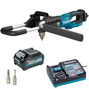 MAKITA DG001GM105 akumulatorowa wiertnica glebowa XGT 40V Max 4,0Ah 136Nm BLDC XPT ADT LED (wider ziemny do wierta max 200mm) - 2868878579