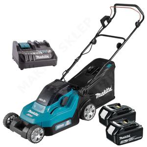 MAKITA DLM382NF2 akumulatorowa kosiarka 38cm 40L 2x18V LXT 18V 3,0Ah XPT Li-Ion - 2878747804