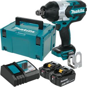 MAKITA DTW1001RGJ akumulatorowy kluczyk udarowy 1050Nm / 1700Nm 3/4" LXT 18V 6,0Ah Li-Ion BLDC MAKPAC - 2869814091