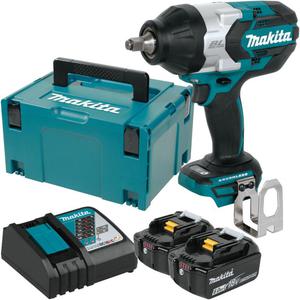 MAKITA DTW1002RGJ akumulatorowy kluczyk udarowy 1000Nm / 1600Nm 1/2" LXT 18V 6,0Ah Li-Ion BLDC MAKPAC - 2869814093