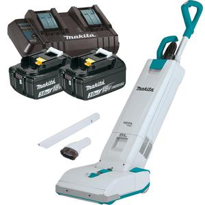 MAKITA DVC560CF2 akumulatorowy odkurzacz kolumnowy LXT 18V 3,0Ah klasa L cichy 57db(A) 110mbar 85W 5L HEPA BLDC - 2869814095