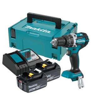 MAKITA DHP484RFJ akumulatorowa wiertarko-wkrtarka udarowa 54Nm 18V Li-Ion LXT XPT BLDC + 2x 3,0Ah MAKPAC - 2869814105