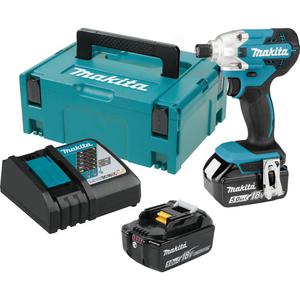 MAKITA DTD156RTJ akumulatorowa zakrtarka udarowa 155Nm HEX 1/4" LXT 18V 2x 5.0Ah MAKPAC - 2869814149