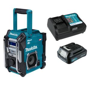 MAKITA MR004G akumulatorowy odbiornik radiowy FM DAB+ BLUETOOTH + 1x aku 12V / 2.0Ah + adowarka - 2871650749