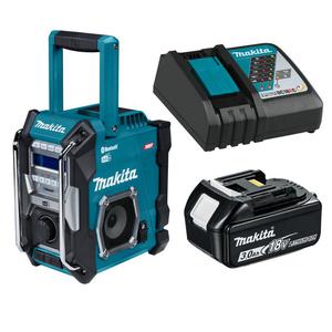 MAKITA MR004G akumulatorowy odbiornik radiowy FM DAB+ BLUETOOTH + 1x aku 18V / 3.0Ah + adowarka - 2871650751