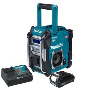 MAKITA MR004G akumulatorowy odbiornik radiowy FM DAB+ BLUETOOTH XGT 40V Max CXT 10.8V - 12V Max, LXT 14,4V LXT 18V IP64 230V + 1x 2.0Ah 12V - 2872266480