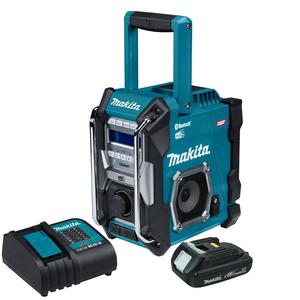 MAKITA MR004G akumulatorowy odbiornik radiowy FM DAB+ BLUETOOTH XGT 40V Max CXT 10.8V - 12V Max, LXT 14,4V LXT 18V IP64 230V + 1x 1.5Ah 18V LXT - 2872266482