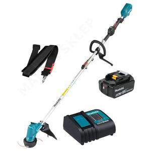 MAKITA DUR191LRTX3 akumulatorowa podkaszarka 30cm skadana LXT 18V 1x 5,0Ah Li-Ion BLDC XPT ADT (kosa) - 2872816776