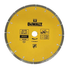 DEWALT DT3731 Segmentowa tarcza diamentowa 230mm do betonu, cega, kamie - 2873407127
