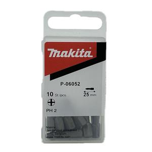 MAKITA P-06052 bit PH2 x 25mm kocwka wkrtakowa QUATTRO 10 sztuk - 2876608870