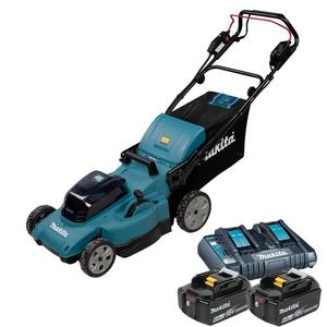 MAKITA DLM481PG2 akumulatorowa kosiarka z napdem 48cm 62L 2x18V LXT 18V XPT 2x 6.0Ah - 2878593440