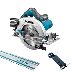 MAKITA HS7601 rczna pilarka tarczowa 190mm 1200W + 199141-8 szyna prowadzca 1,5m + adapter do szyny - 2878593508