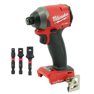 MILWAUKEE M18ONEID2-0 BODY akumulatorowa zakrtarka udarowa 226Nm HEX 1/4" 18V Li-Ion FUEL ONE-KEY + 4932479228 Zestaw adapterw - 2878593518