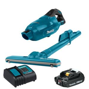 MAKITA DCL282FZ akumulatorowy odkurzacz samochodowy LXT 18V Li-Ion BLDC 60W LED 3 biegi + 1 aku. 2Ah - 2878593553