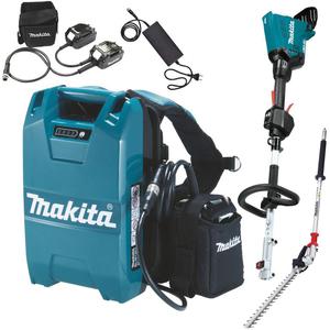 MAKITA BL36120A akumulatorowy plecak zasilajcy 36V + adapter LXT 36V + MAKITA 197718-3 adapter 2x18V + MAKITA DUX60Z + 1912T8-8 noyce do ywopotu - 2878593573