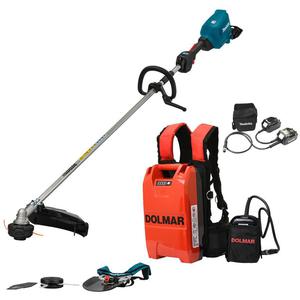 MAKITA DUR369LZ akumulatorowa podkaszarka / kosa 43cm 1,36KM 1000W DOLMAR AD3612 akumulatorowy plecak zasilajcy 36V 12Ah 432Wh z adowark + adapter - 2878747912