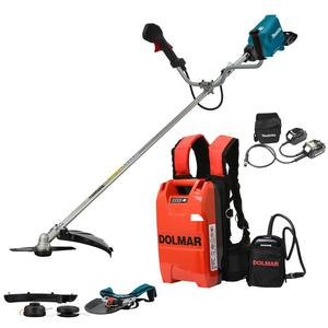 MAKITA DUR369AZ akumulatorowa podkaszarka / kosa 43cm 1,36KM 1000W DOLMAR AD3612 akumulatorowy plecak zasilajcy 36V 12Ah 432Wh z adowark + adapter - 2878747913