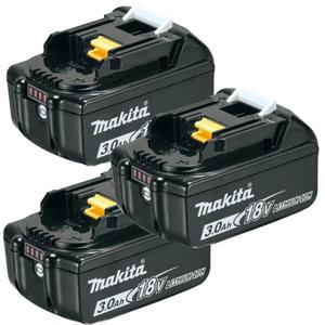 MAKITA BL1830 / 194204-5 pakiet 3szt.akumulator Li-Ion 18V 3,0Ah orgina do BGA452 BTD146 BDF451 BSS610 BTD140 BHP451 BDF451 BHP454 BDF454 - 2832329820