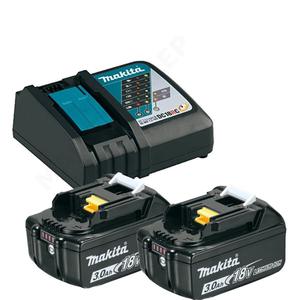 MAKITA DC18RC + 2 x BL1830, zestaw adowarka + 2 sztuki akumulatorw LI-ION 18V/3.0Ah orygina PROMOCJA - 2832329821