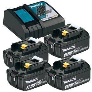 MAKITA DC18RC + 4 x BL1830 zestaw adowarka + 4x akumulator 3.0Ah 18V orygina PROMOCJA!TYLKO...