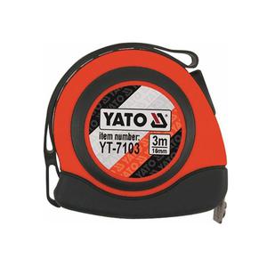 YATO YT-7103 Miara zwijana 3m z tworzywa sztucznego tama stalowa szeroka na 16mm (YT7103) - 2861465617