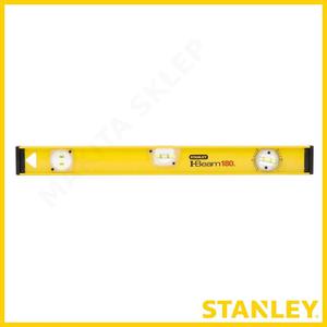 STANLEY 42-921 Poziomica aluminiowa dwuteowa 80cm PRO180 I-Beam 180 jedna libelka obrotowa ktowa (1-42-921, 429211 poziomnica) - 2832330942