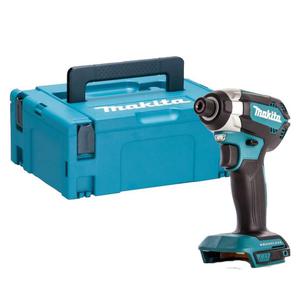 MAKITA DTD153ZJ BODY akumulatorowy kluczyk udarowy 170Nm 1/4" 18V Li-Ion zakrtarka, wkrtarka udarowa + MAKPAC TYP 3 - 2876608840